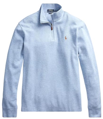 POLO RALPH LAUREN Masculino Grande & Alto Estate-Rib Quarter-Zip